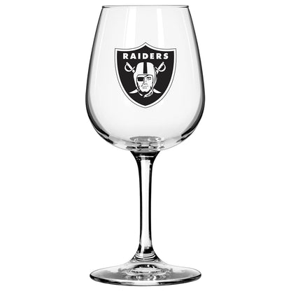 Logo Brands Las Vegas Raiders 12oz Game Day Wine Glass
