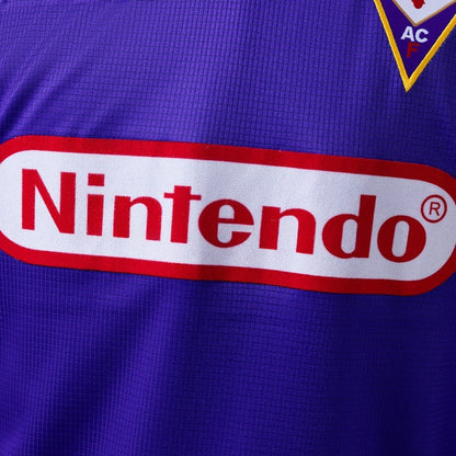 Fiorentina Jersey 1998 Retro Home Football Kit Long Sleeves