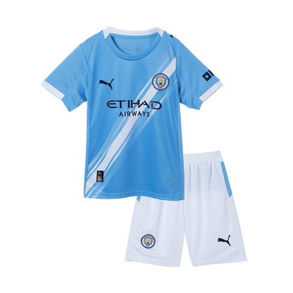 Kids Manchester City Home Kit 2025/26