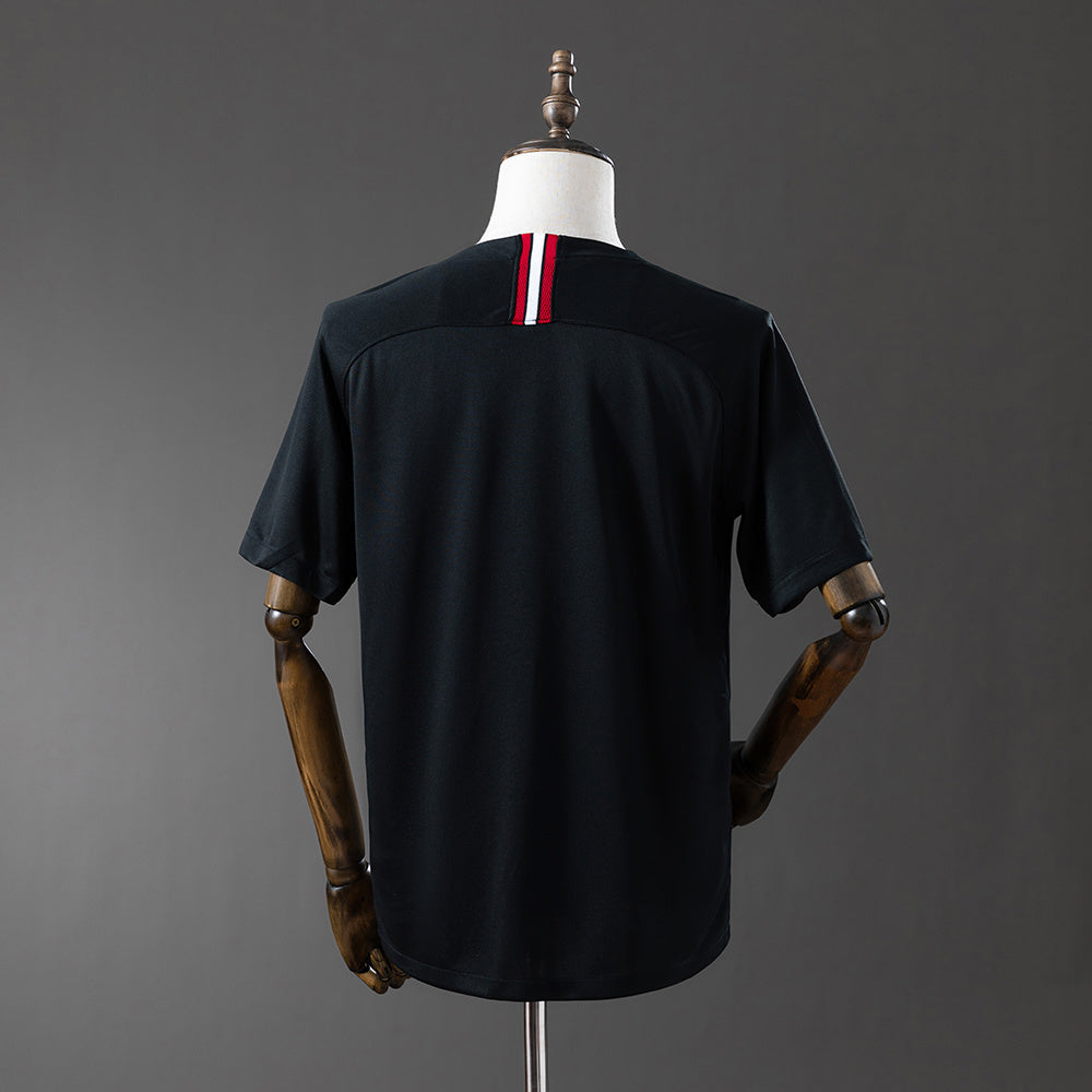 PSG Jersey 2018-19 Black Retro Football Kit