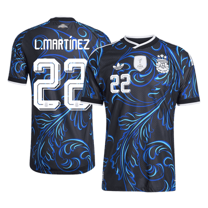 L. MARTÍNEZ #22 Mens Argentina World Cup Away Jersey 2026 - Player Version (Slim Fit)