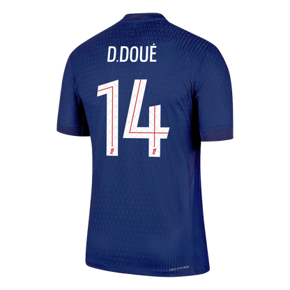 D.DOUÉ #14 Mens PSG Home Jersey 2025/26 - Player Version (Slim Fit)