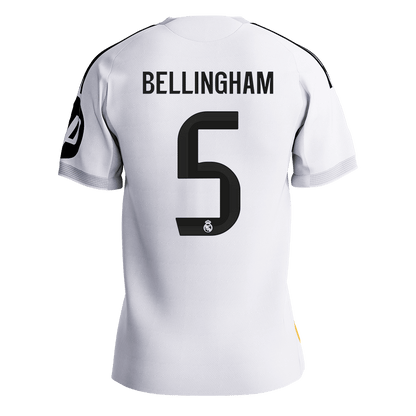 BELLINGHAM #5 Mens Real Madrid Home Jersey 2025/26 - Player Version (Slim Fit) [PREMIUM]