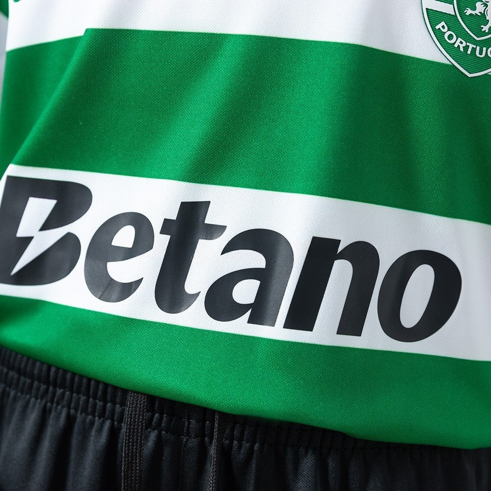 Kids Sporting CP Jersey 25/26 Home Football Kit