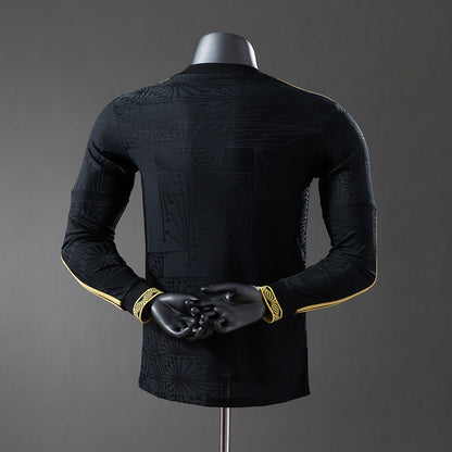 Mexico Jersey 25/26 Black Kit Player Version Long Sleeves