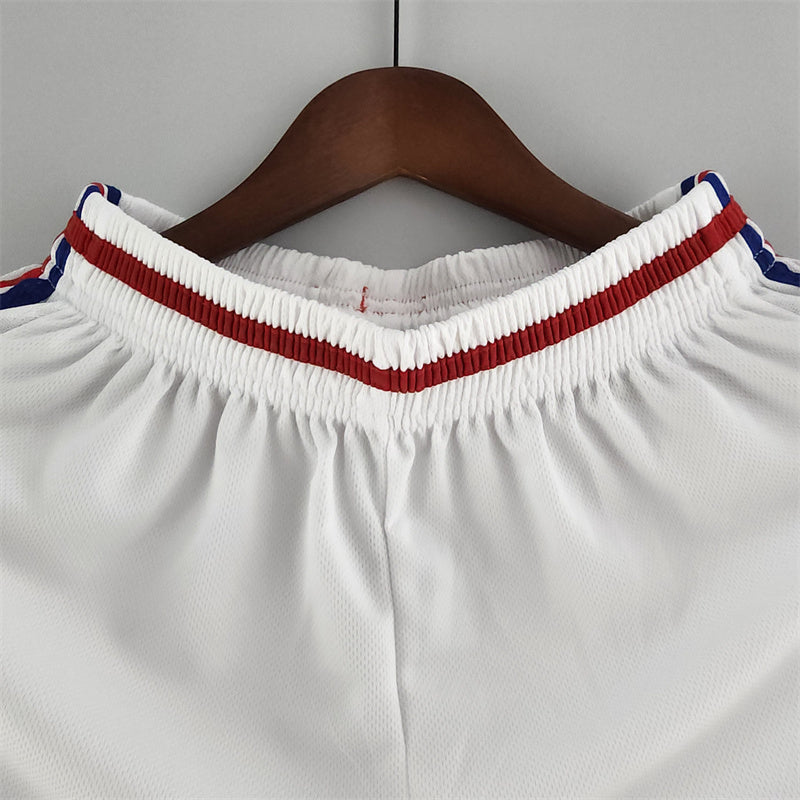 Retro France White Shorts 1998 Football Jersey