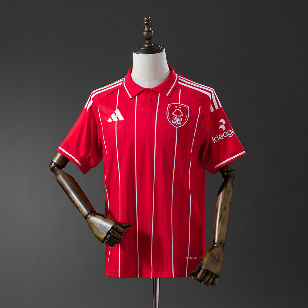 Nottingham Forest Jersey 25/26 Home Football Kit Fans Version