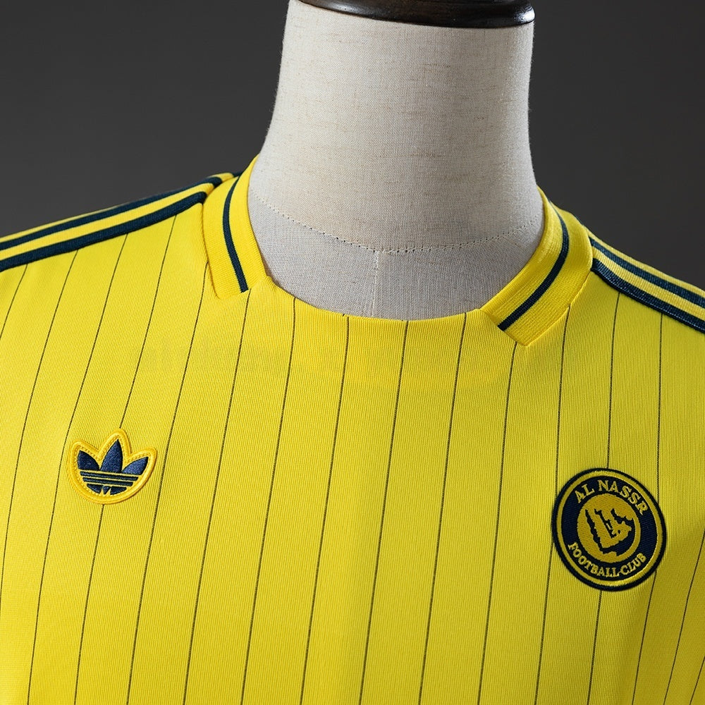 Al-Nassr Terrace Icons T-Shirt Yellow 2026 Football Kit Soccer Jersey