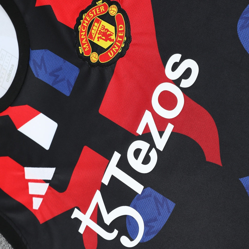 Manchester United Vest Set Training Tracksuits 25/26 Football Kit Soccer Jersey