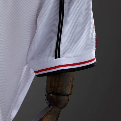 Manchester United Jersey1998-99 Home White Retro Football Kit