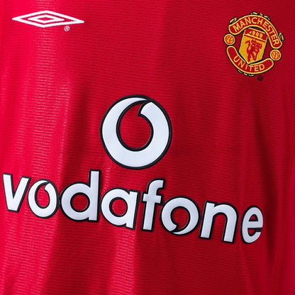 Manchester United Jersey 2000-01 Retro Home Football Kit