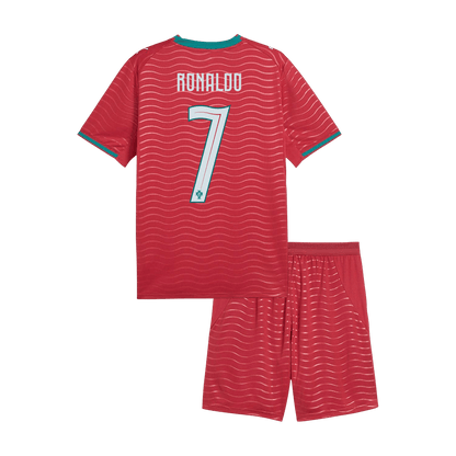 RONALDO #7 Kids Portugal World Cup Home Kit 2026 [PREMIUM]