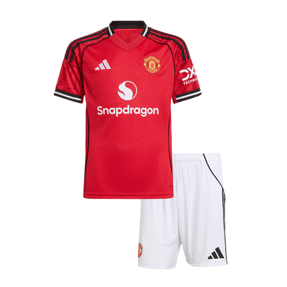 Kids Manchester United Home Kit 2025/26