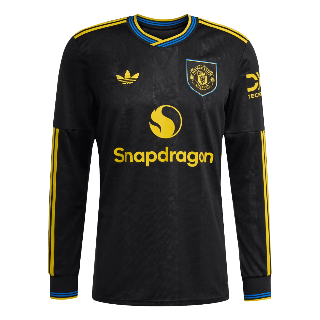 Mens Manchester United Third Long Sleeve Jersey 2025/26
