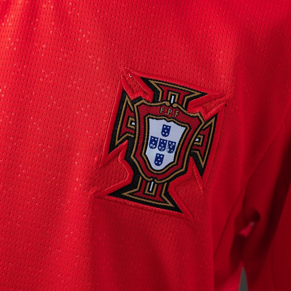 Kids Portugal Jersey 25/26 Home Football Kit