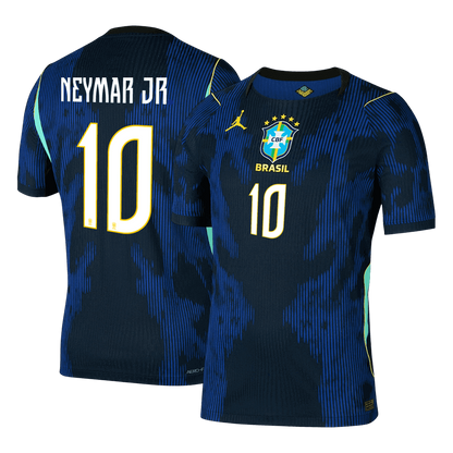 NEYMAR JR #10 Mens Brazil World Cup Away Jersey 2026 - Player Version (Slim Fit)