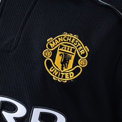 Manchester United Jersey 1998-99 Home Black Retro Football Kit