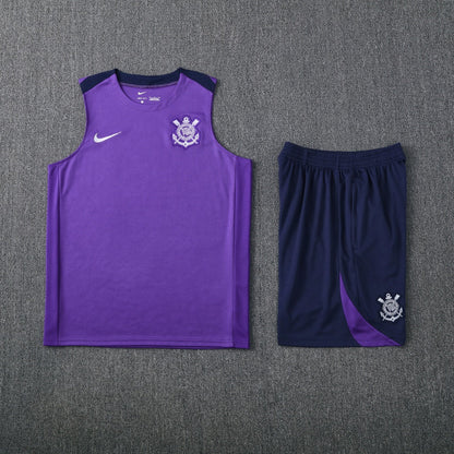 Corinthians Vest Set Training Tracksuits 25/26 Football Kit Soccer Jersey