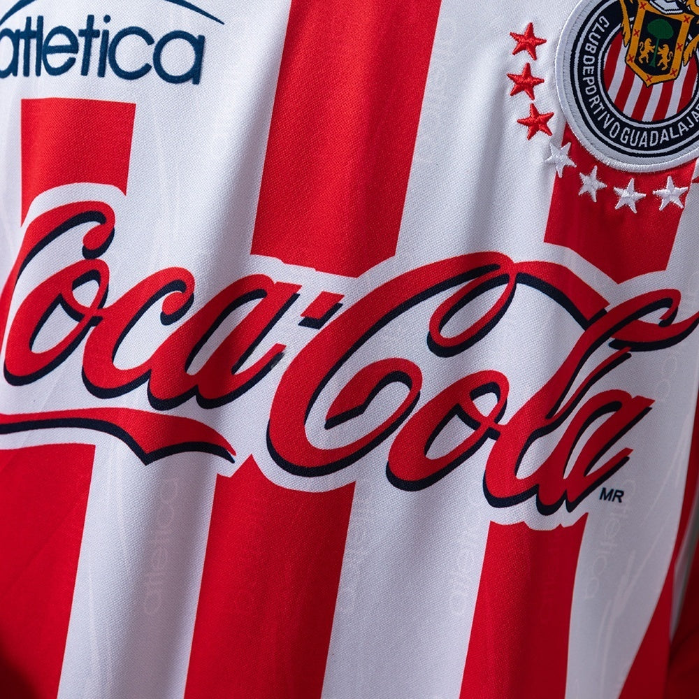 Retro Chivas Home Jersey 1998-1999 Long Sleeves Football Kit Soccer Shirt