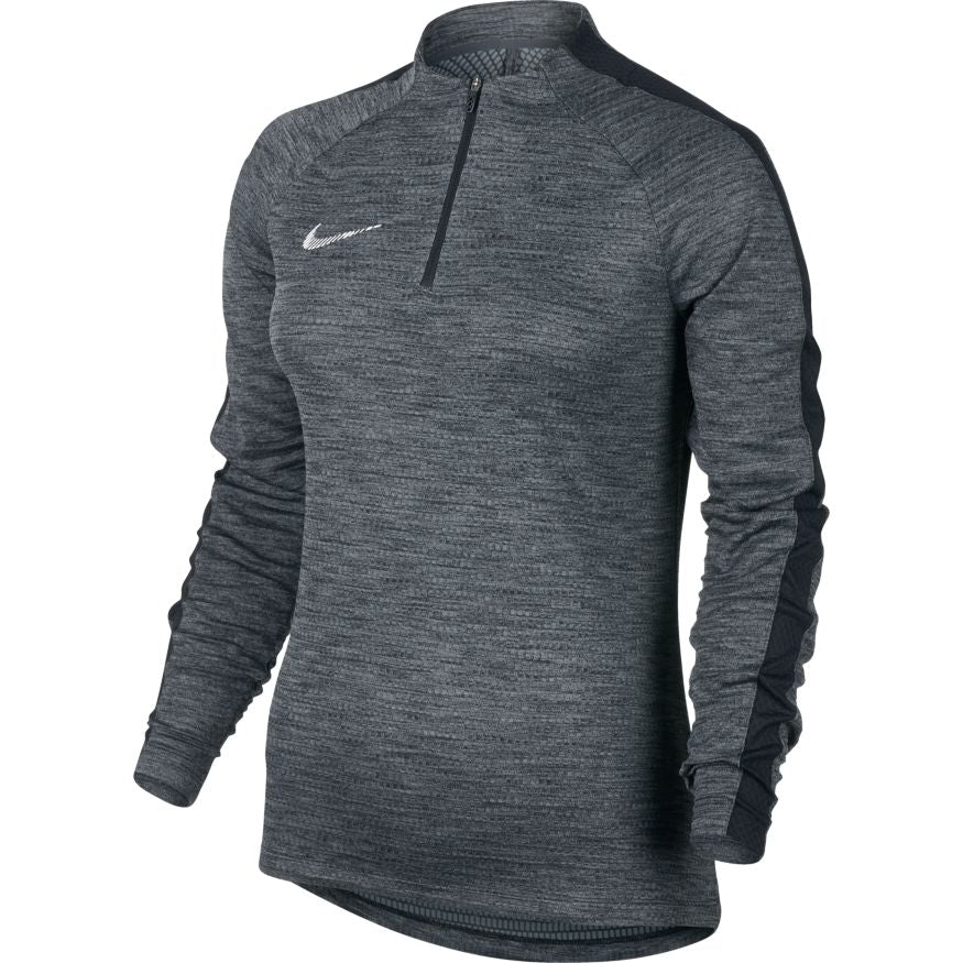Nike Women's Dry Squad Drill Soccer Top - Grey - Style 872918-010