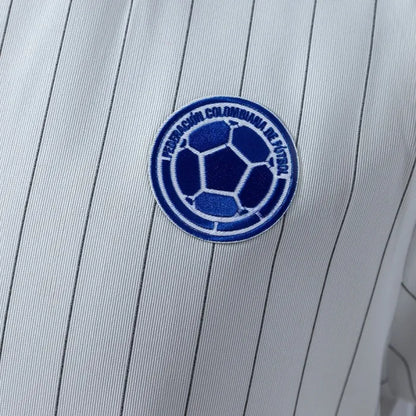 Colombia Terrace Icons T-Shirt White 2026 World Cup Football Kit Soccer Jersey