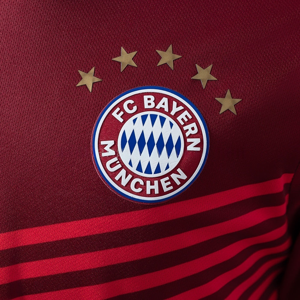 Bayern Munich Home Jersey 2021-22 Retro Football Kit Soccer Shirt