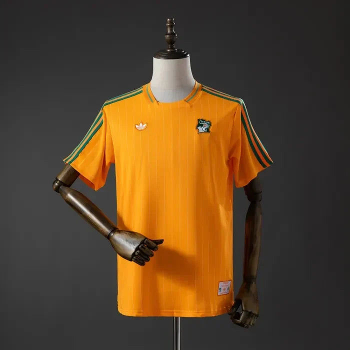 Ivory Coast Terrace Icons T-Shirt Orange 2026 Football Kit Soccer Shirt
