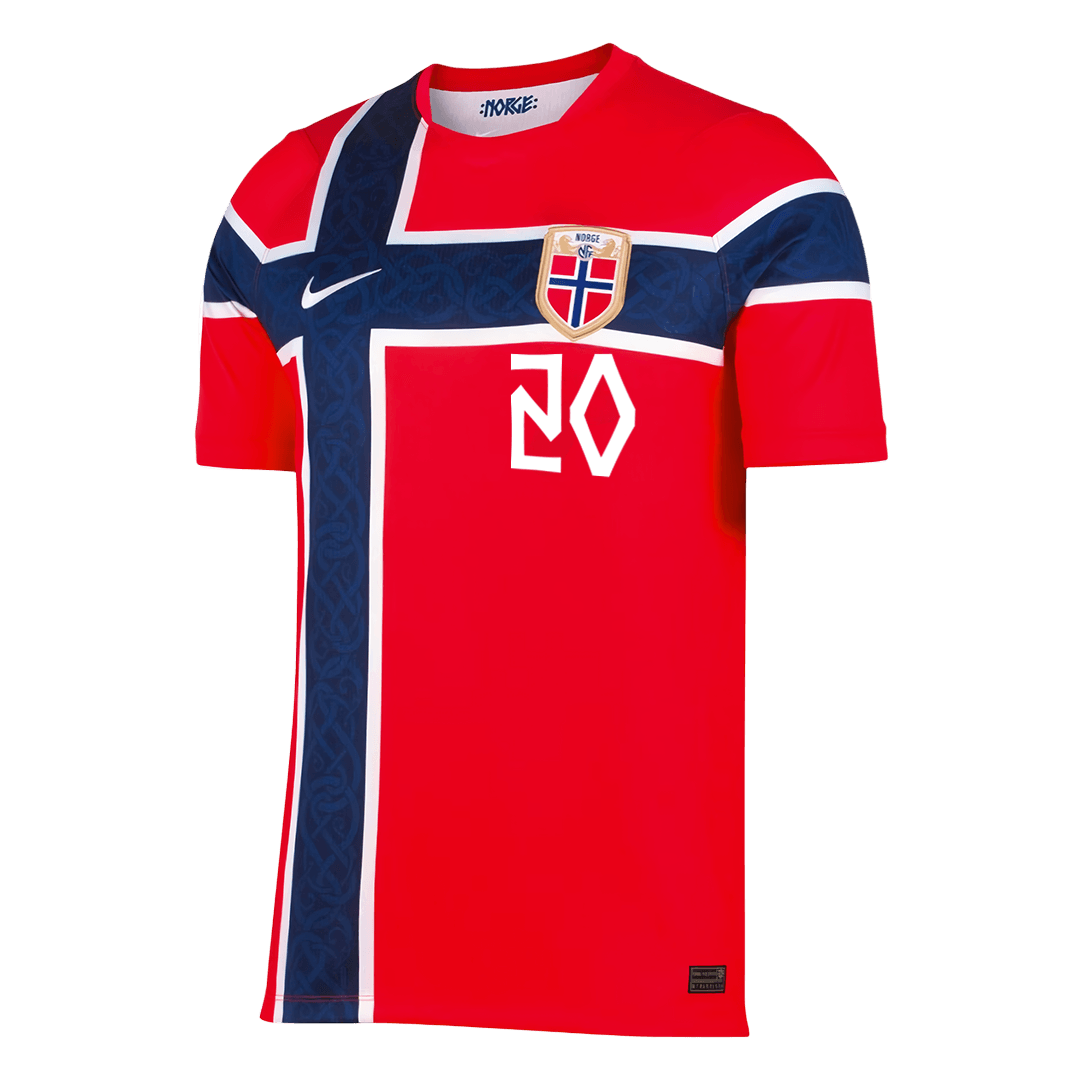 NUSA #20 Mens Norway World Cup Home Jersey 2026