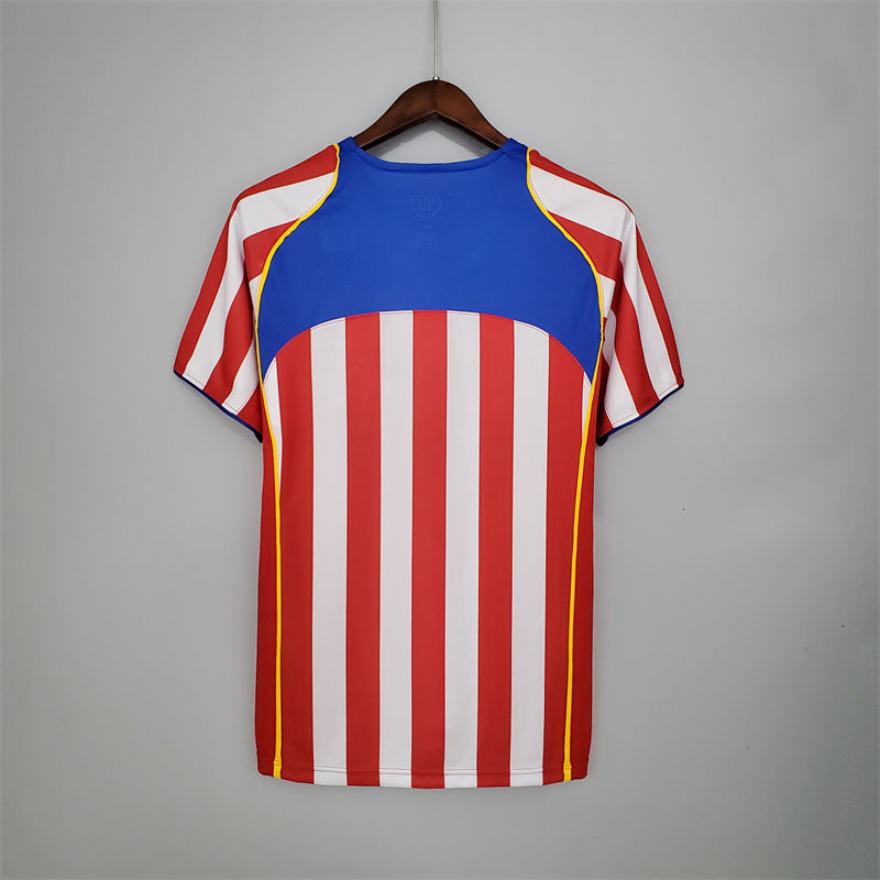 Atletico Madrid Jersey Home kit 2004/05 Retro Football Team Soccer Shirt