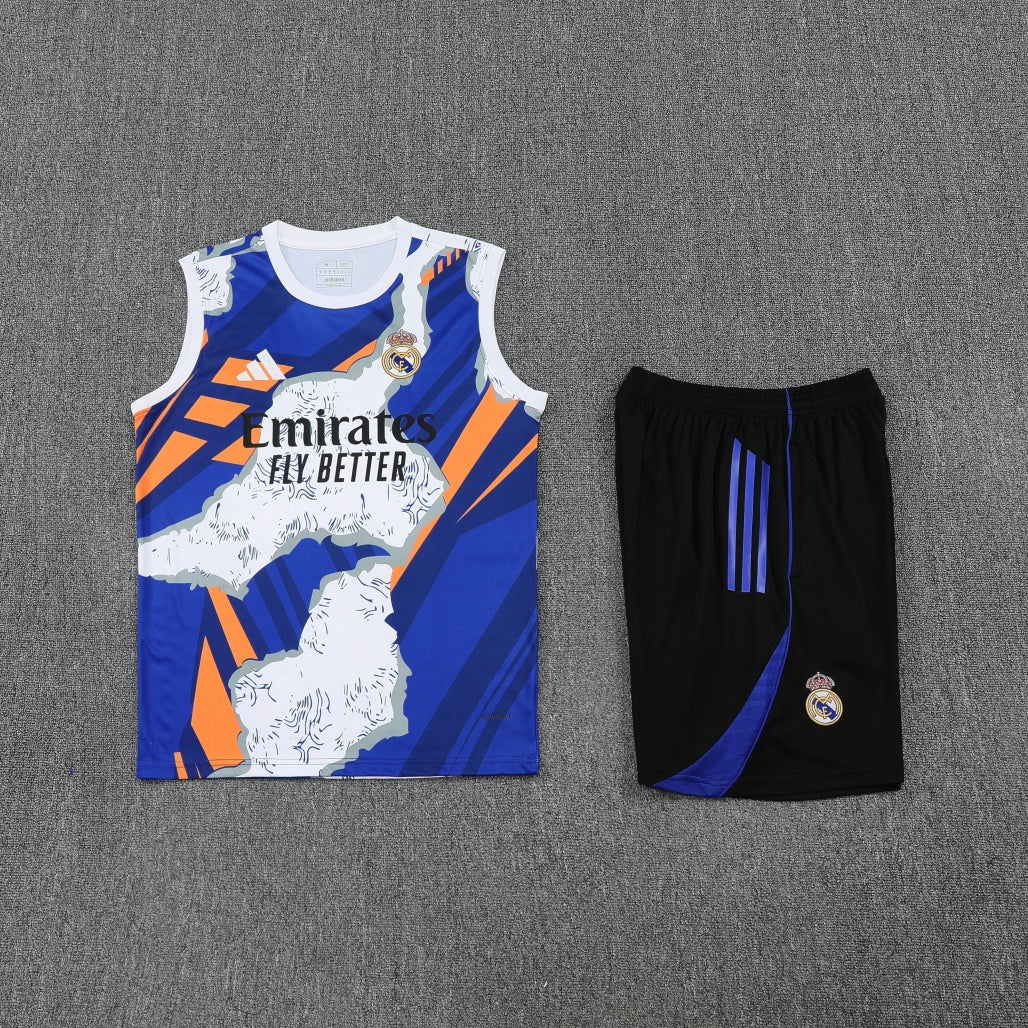Real Madrid Vest Set Training Tracksuits 25/26 Football Kit Soccer Jersey