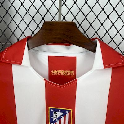 Retro Atletico Madrid Jersey 2002-03 Centenary Football Kit Soccer Shirt