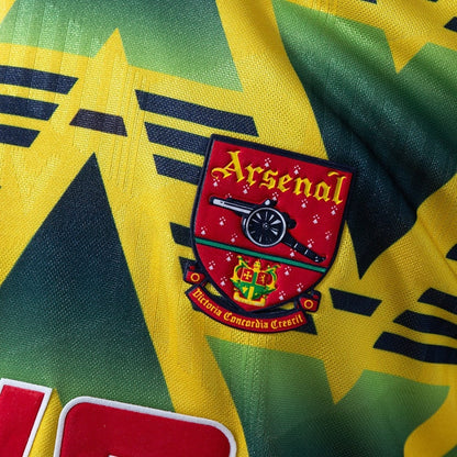 Arsenal Jersey 1991-93 Away Retro Football Kit Long Sleeves