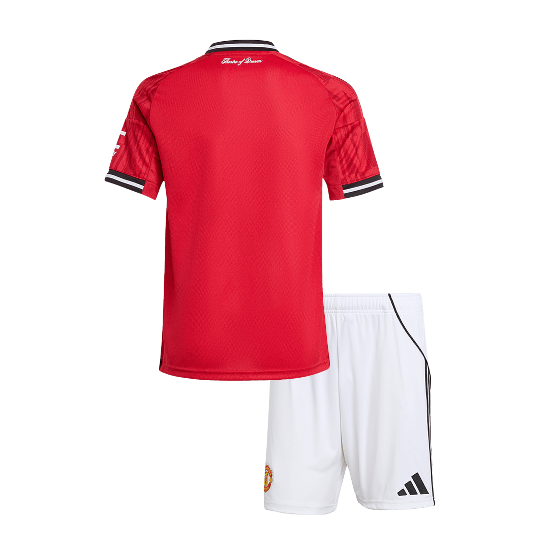 Kids Manchester United Home Kit 2025/26