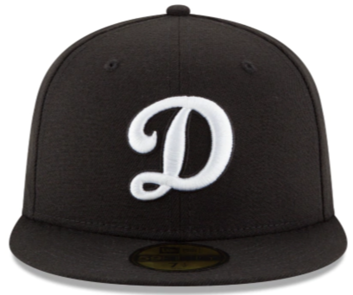 Los Angeles Dodgers Black On White 59Fifty Fitted