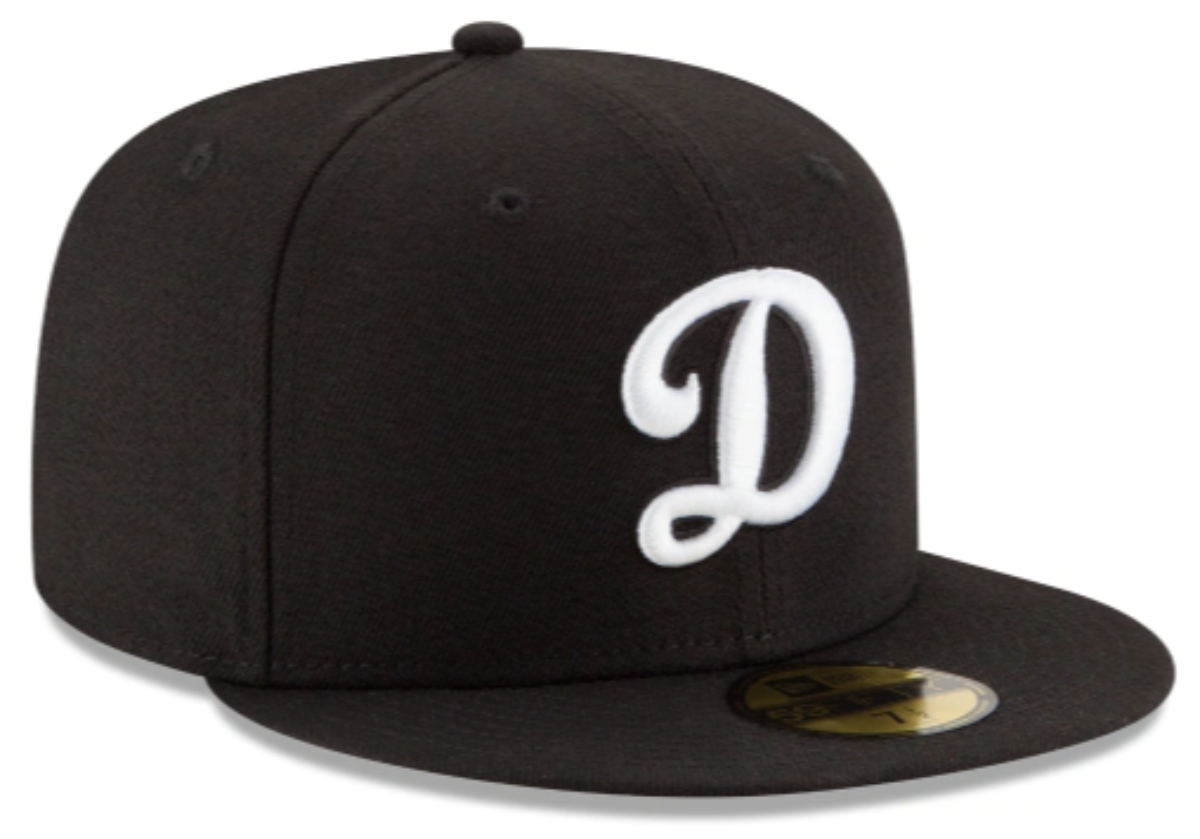 Los Angeles Dodgers Black On White 59Fifty Fitted