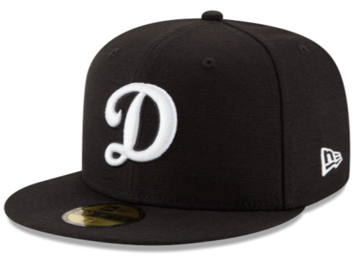 Los Angeles Dodgers Black On White 59Fifty Fitted