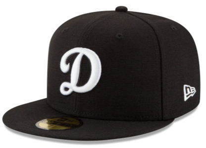 Los Angeles Dodgers Black On White 59Fifty Fitted