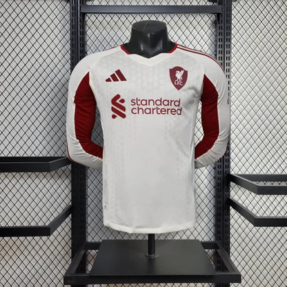 Player Version Liverpool Jersey 25/26 Away Long Sleeves Football Kit Soccer Jersey