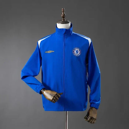 Chelsea Windbreaker 2005-06 Blue Football Kit Soccer Jersey