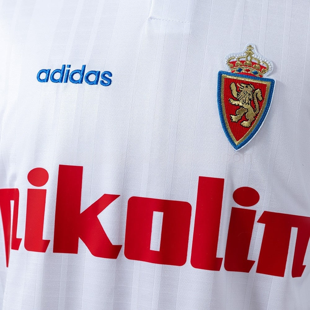 Real Zaragoza Jersey 1995-97 Home Retro Football Kit