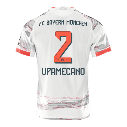 UPAMECANO #2 Mens Bayern Munich Away Jersey 2025/26 - Player Version (Slim Fit)