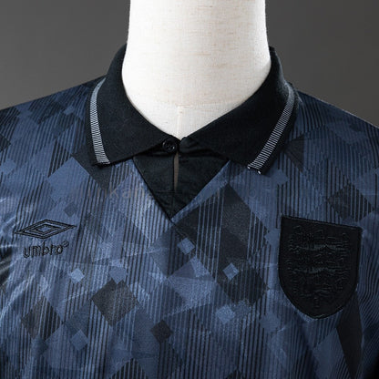 England Jersey 1990 Black Retro Kit