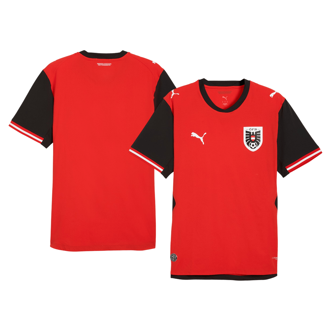 Mens Austria World Cup Home Jersey 2026 - Player Version (Slim Fit)