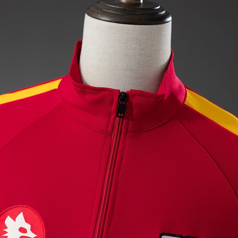 AS Roma Windbreaker 1988-1989 Red Football Soccer Jacket