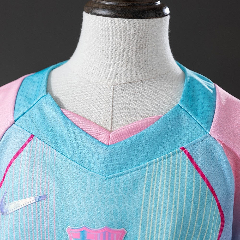 Kids Barcelona Jersey 25/26 Special Football Kit