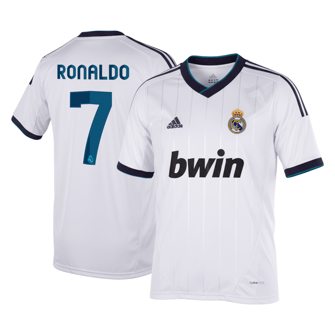 Retro RONALDO #7 2012/13 Mens Real Madrid Home Jersey
