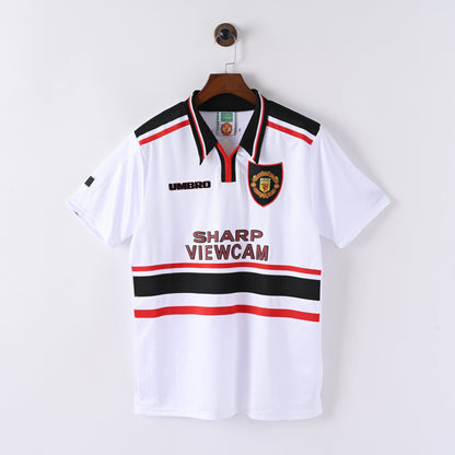 Retro Manchester United Jersey1998/99 Away Football Kit Soccer Jersey