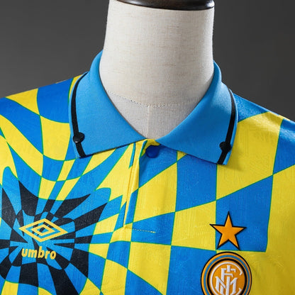 Inter Milan Third Jersey 1992-94 Retro Football Kit Soccer Shirt