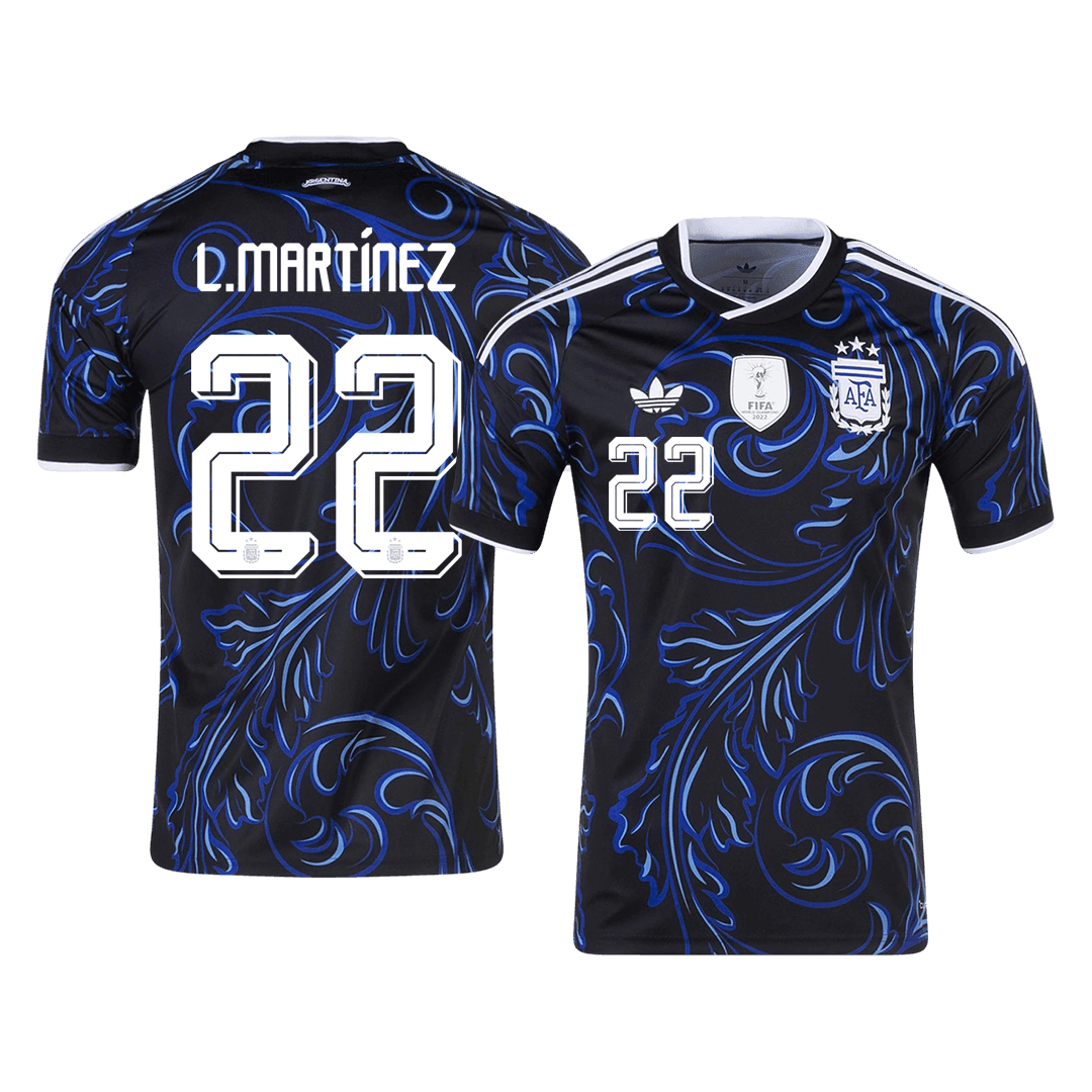 L. MARTÍNEZ #22 Mens Argentina World Cup Away Jersey 2026