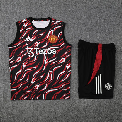 Manchester United Vest Set Training Tracksuits 25/26 Football Kit Soccer Jersey